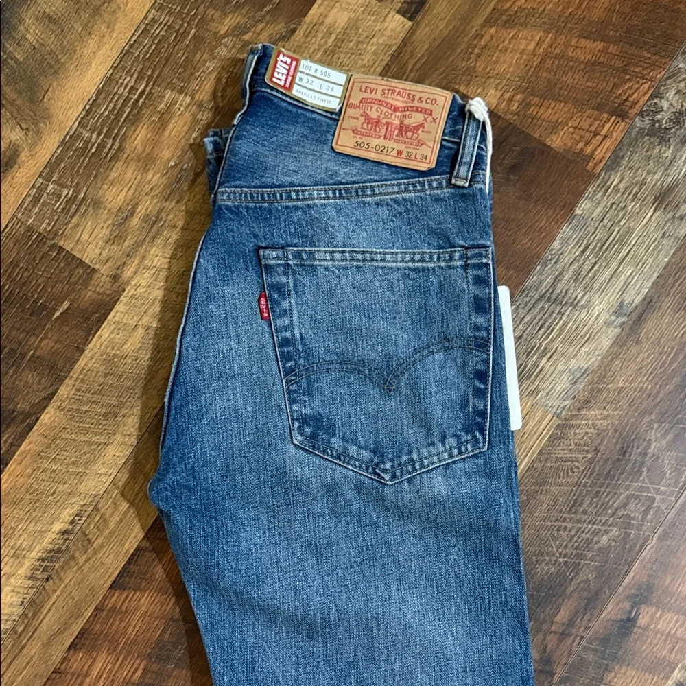 NWT Levi's Vintage Clothing 1967 505 Selvedge Jeans 32x34 Big E LVC